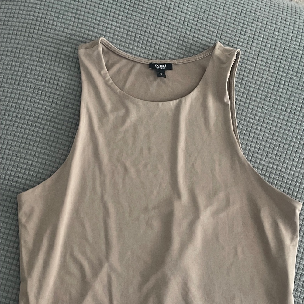Express Women's Tan Bodysuit